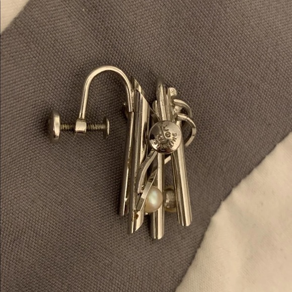 Vintage DCE Sterling Earrings - Picture 2 of 2